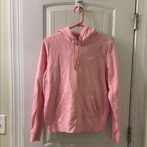 Nike Light Pink Pullover Hoodie